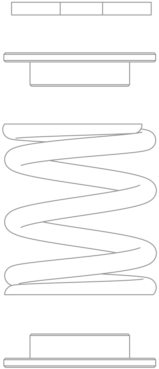 Eibach Bump Spring System drawing